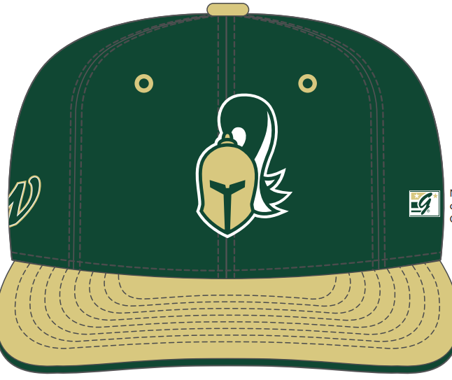 Cap - Gametek - Unisex - Gladiator - Green/Gold Flat Bill