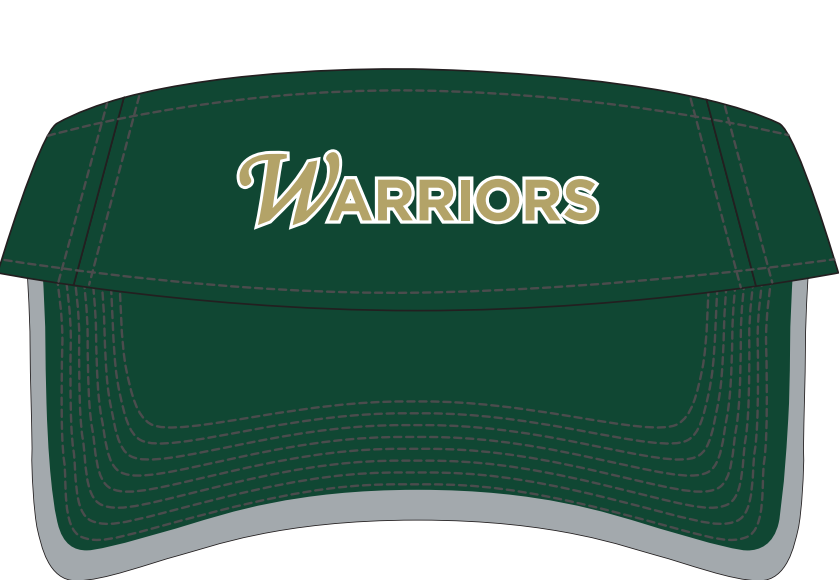 Visor - Green Curved