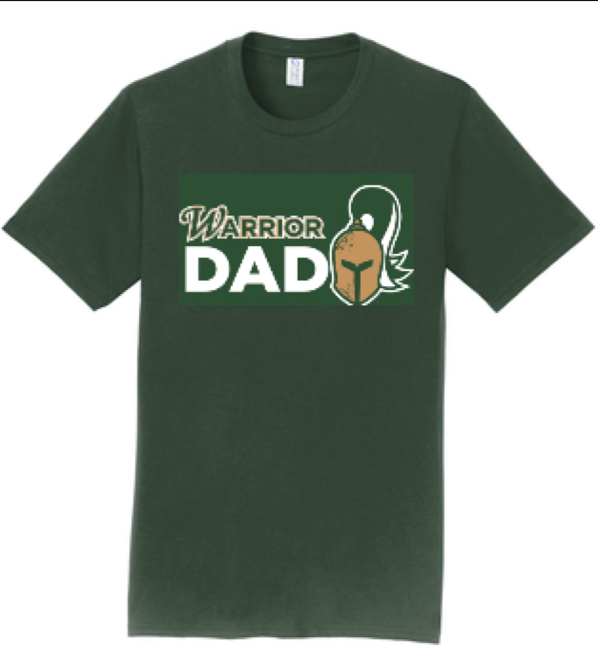 T-Shirt - Port & Company - Men - Warrior Dad - Green