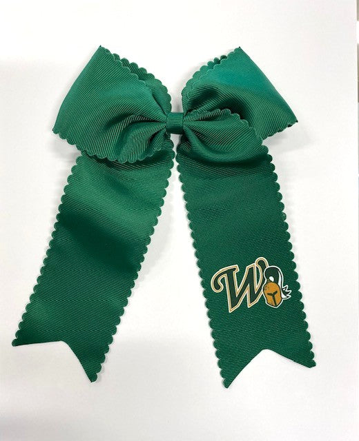 BOW - 1215 - Scalloped - Green - W/Gladiator Large