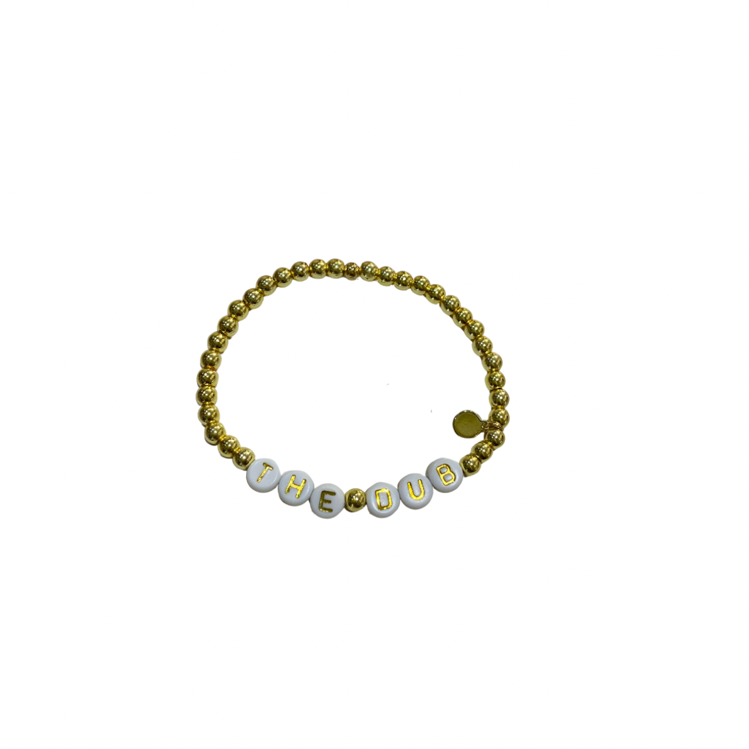 06002 - Bracelet "DUB" Gold Font