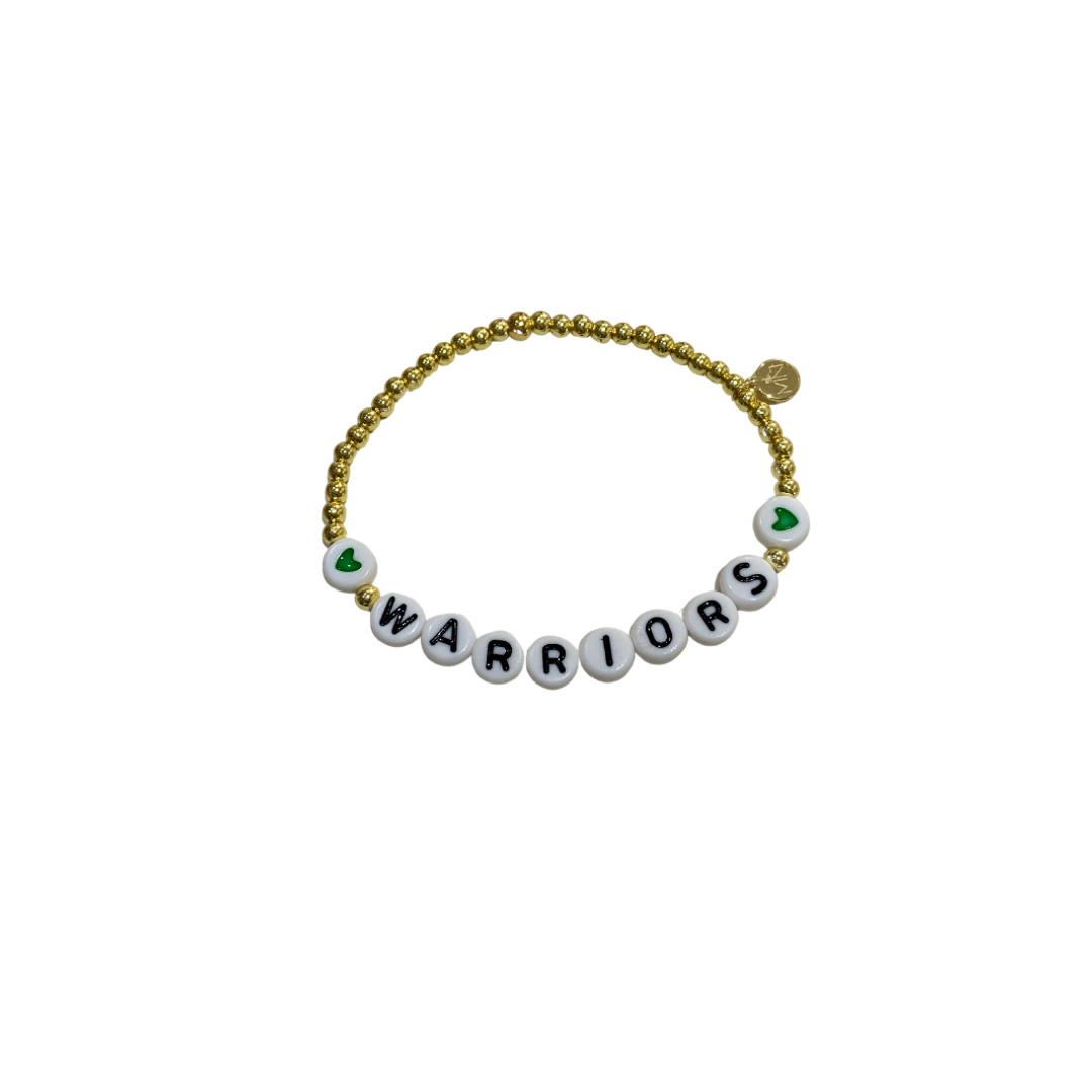 06005 Bracelet "Warriors" BLK Font