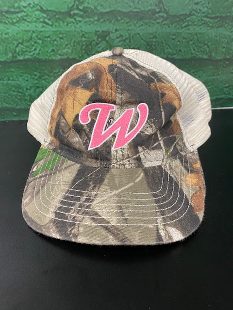 Cap Trucker Pink "W" Camo
