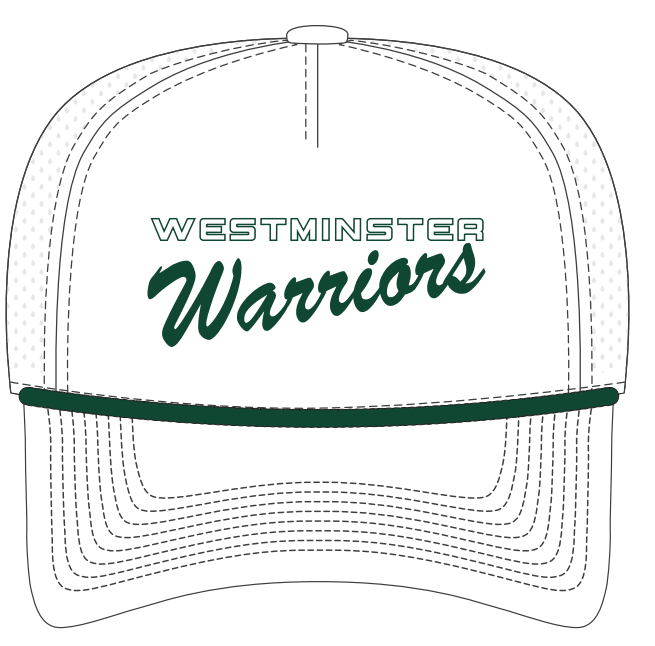 Cap - White Neoprene Rope