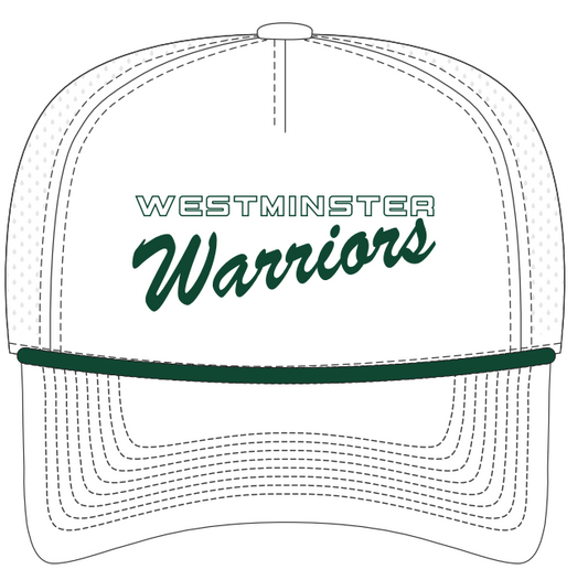 Cap - White Neoprene Rope