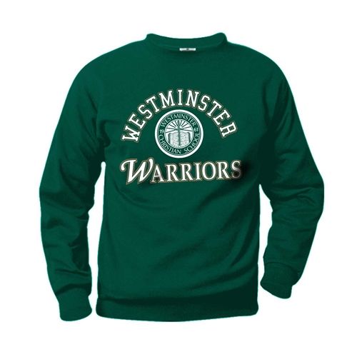 6254 - Westminster Warriors Crew Sweater - Unisex - Green